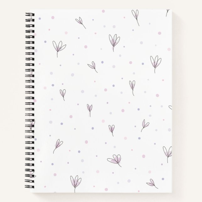 Lilac Blume Notizbuch (Vorderseite)