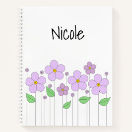 Lilac-Blume Notizbuch
