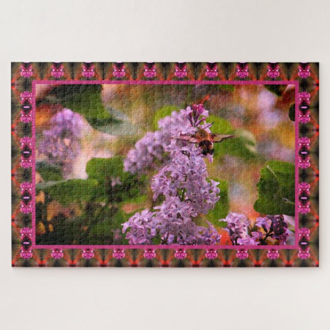Lilac Blume Puzzle (Horizontal)