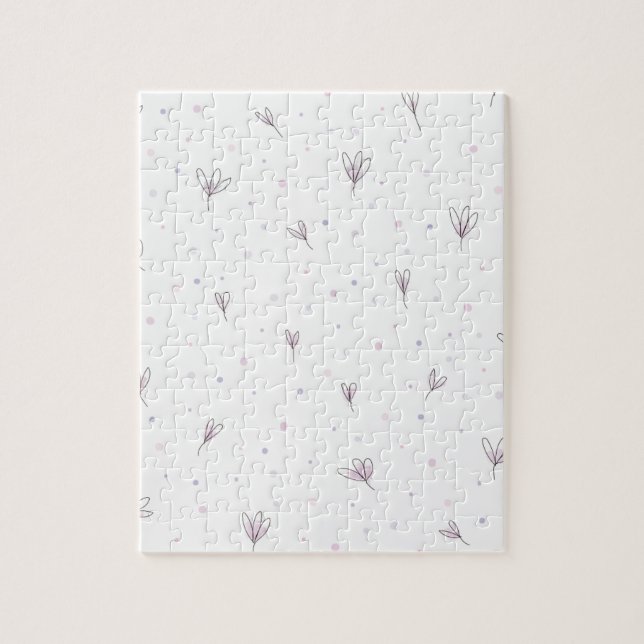 Lilac Blume Puzzle (Vertikal)