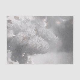Lilac Blume Schwarz-Weiß Art Country Design Seidenpapier