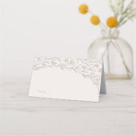 Lilac Blumen rustikale Landhochzeit Platzkarten