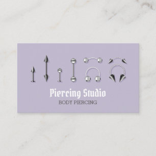 Lilac Body Juwelier Piercing Visitenkarte