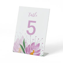 Lilac Boho Floral Watercolor Art