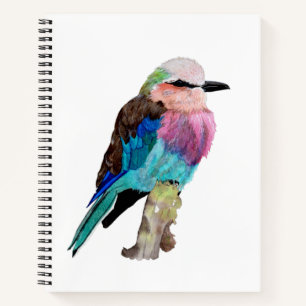Lilac Breasted Roller Bird Notizbuch
