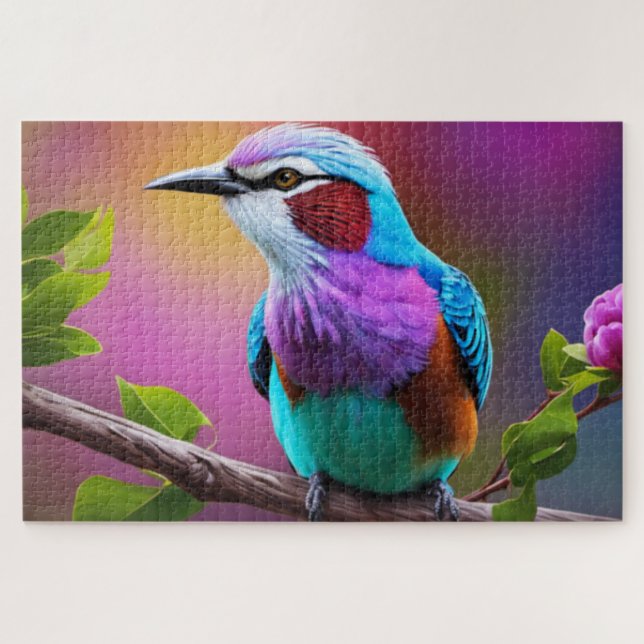 Lilac-Breasted Roller Jigsaw Puzzle (Horizontal)