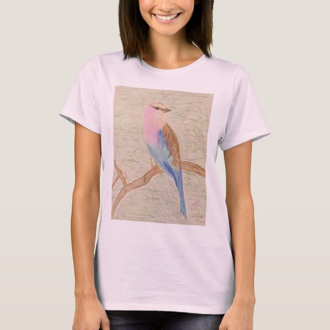 Lilac Breasted Roller T - Shirt (Vorderseite)