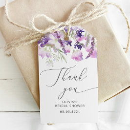 Lilac Bridal danke Ihnen Tag Geschenkanhänger