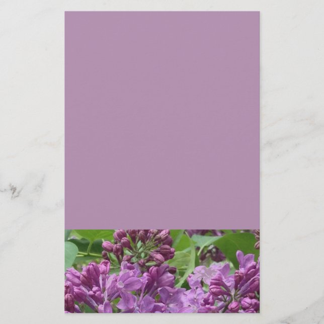 Lilac Briefpapier (Vorderseite)
