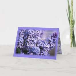 Lilac Bush in Bloom - Muttertag - oder bei jedem A Karte