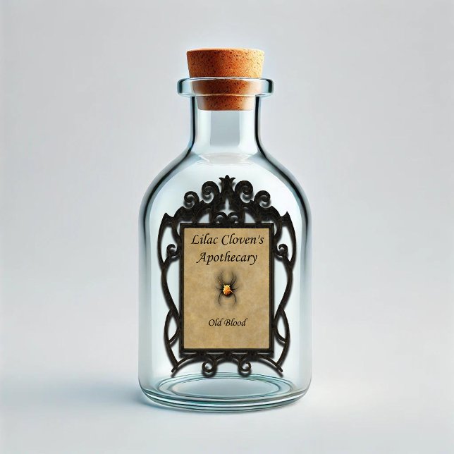 Lilac Clovens Apothekar: Altes Blut Aufkleber (Von Creator hochgeladen)