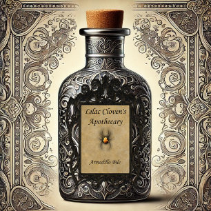 Lilac Clovens Apothekar: Armadillo Bile Aufkleber