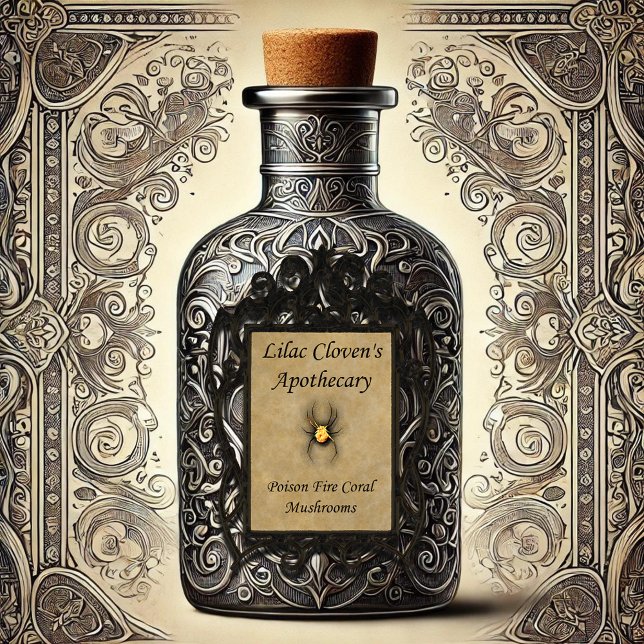 Lilac Clovens Apothekar: Giftfeuerkoralle Aufkleber (Von Creator hochgeladen)