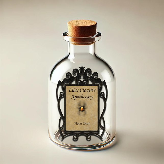 Lilac Clovens Apothekar: Mondstaub Aufkleber (Von Creator hochgeladen)