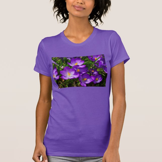 Lilac Crocuses T - Shirt (Vorderseite)