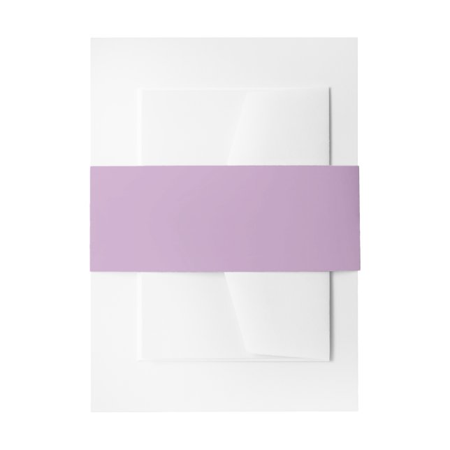 Lilac Custom Einladungsbanderole (Vorderseite Beispiel)