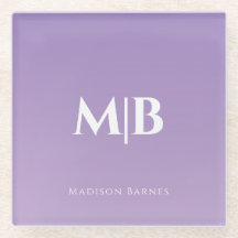 Lilac Custom Monogram Name