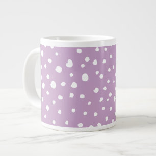 Lilac-Dalmatiner-Punkte, Dalmatiner-Punkte, gepunk Jumbo-Tasse