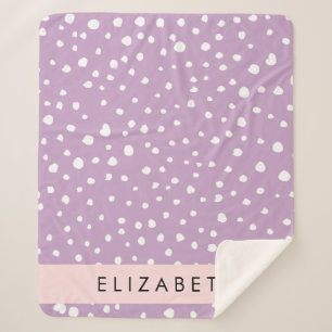 Lilac Dalmatiner Spots, Dalmatiner Punkte, Ihr Nam Sherpadecke