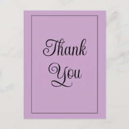 Lilac danke postkarte