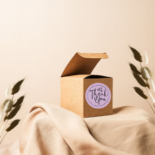 Lilac dankt Ihnen für die Unterstützung meines kle Runder Aufkleber