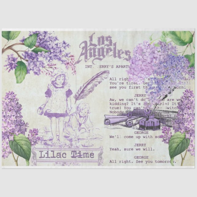 Lilac Days Design Series 3 Seidenpapier (Vorderseite)