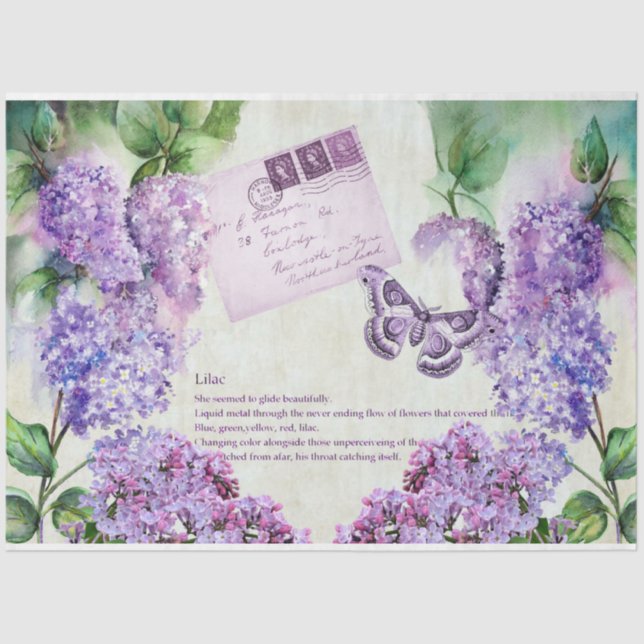 Lilac Days Design Series 5-Gewebepapier Seidenpapier (Vorderseite)
