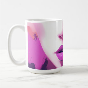 Lilac Dream Whisper - Serene, Ethereal, Lila Kaffeetasse