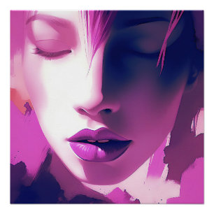 Lilac Dream Whisper - Serene, Ethereal, Lila Poster