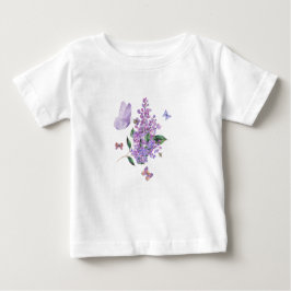 Lilac Dreams & Butterfly Whispers Baby T-shirt