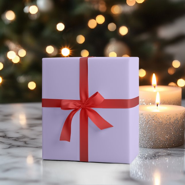 Lilac Dreams Solid Color | Classic | elegant Geschenkpapier (Von Creator hochgeladen)