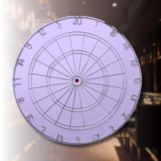 Lilac Dreams Solid Color | Klassisches Elegant Dartscheibe (Von Creator hochgeladen)