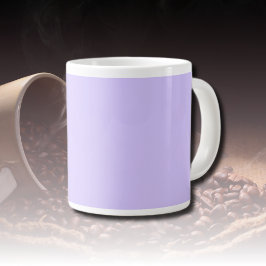 Lilac Dreams Solid Color | Klassisches Elegant Jumbo-Tasse