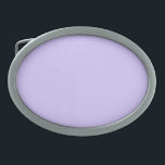 Lilac Dreams Solid Color | Klassisches Elegant Ovale Gürtelschnalle<br><div class="desc">Lilac Dreams Solid Color | Classic | elegant | Trendy | Stilvoll | Geschenk | Lila Farbtöne</div>
