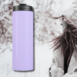 Lilac Dreams Solid Color | Klassisches Elegant Thermosbecher