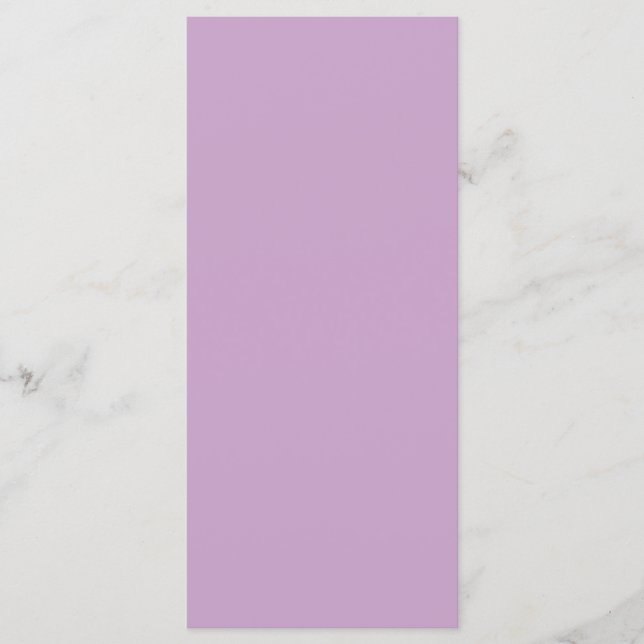 Lilac Flat Menu Card Menükarte (Vorderseite)