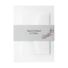 Lilac floral Belly Band