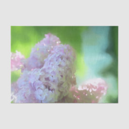 Lilac Floral Lila Green Art Design Seidenpapier