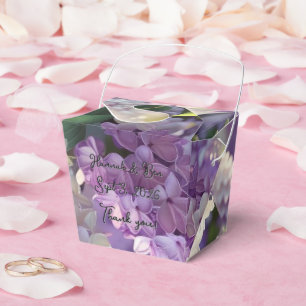 Lilac Flower Gastgeschenk Hochzeit Box Geschenkschachtel