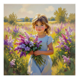 Lilac Flower Poster