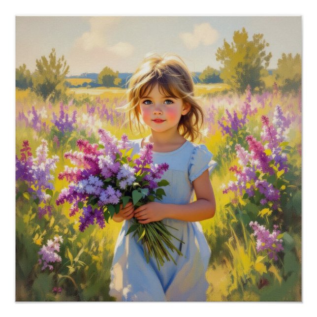 Lilac Flower Poster (Vorderseite)
