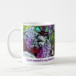 Lilac flowers blooming garden kaffeetasse