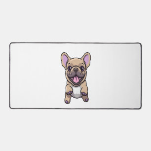 Lilac French Bulldog Schreibtischunterlage