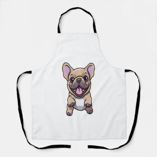Lilac French Bulldog Schürze