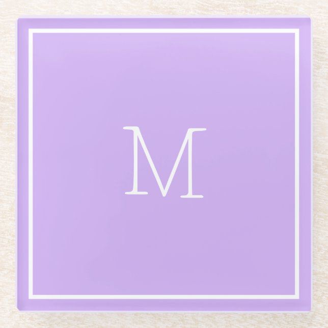 Lilac Glass Untersetzer (Vorderseite)