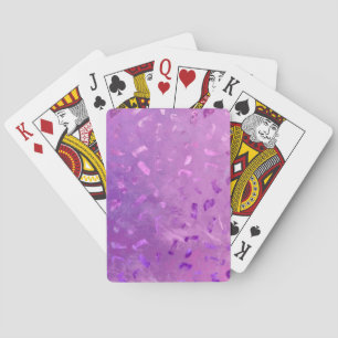 Lilac Glitzer Spielkarten