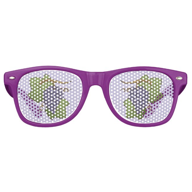 Lilac Grapes Partybrille (Vorderseite)