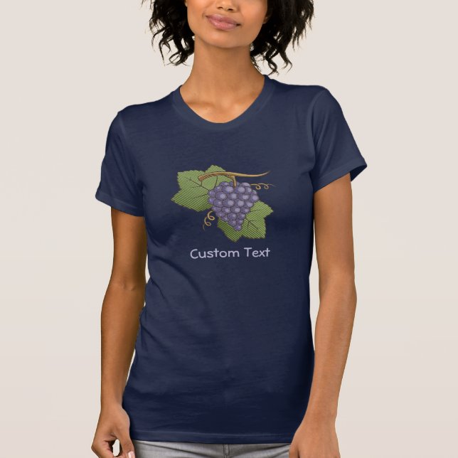 Lilac Grapes T-Shirt (Vorderseite)