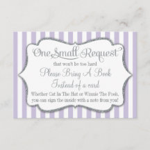 Lilac Gray Babydusche mit einem Lesegerät