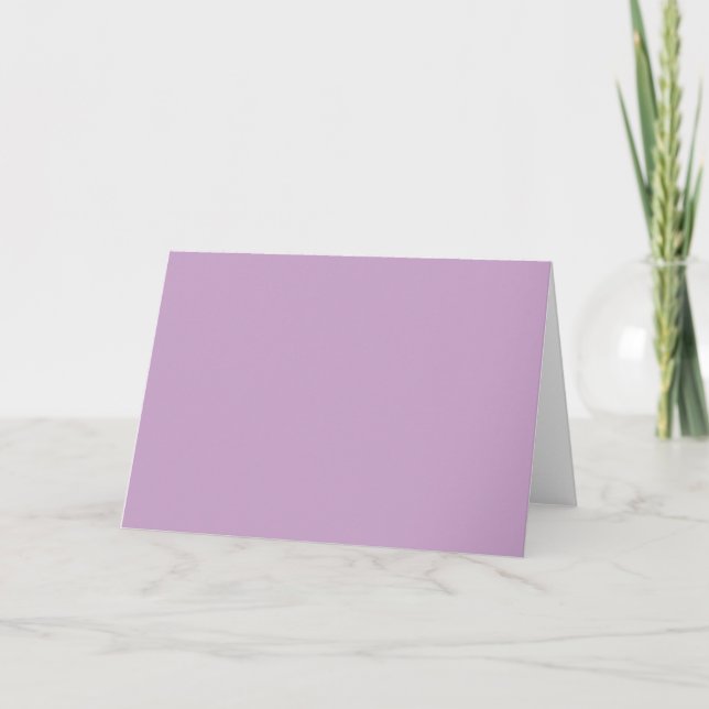 Lilac Greeting Card Karte (Vorderseite)